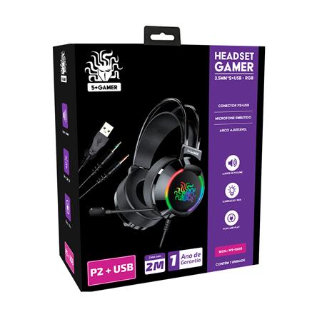 Headset Gamer RGB W5-1000 015-0098