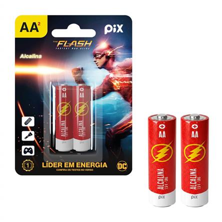 Pilha Alcalina Ultra Aa Lr6 - Blister c/ 2 Pecas - Dc/Pix 022-6002