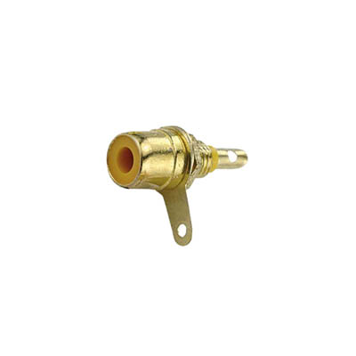 Jack RCA PCI Gold Amarelo 062-0828