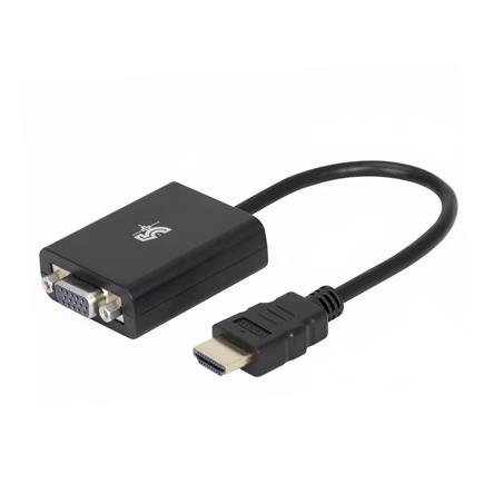 Conversor HDMI para VGA - Saida R/l- Com Cabo