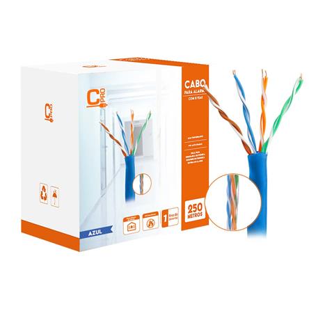 Driver | Cabo de Alarme Multicores 8 Vias – Rolo com 250 Metros