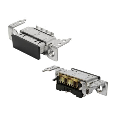 Conector HDMI PCI comParafuso 35mm 180° - 5 Terminais 21 Pinos de Conexão 025-1053