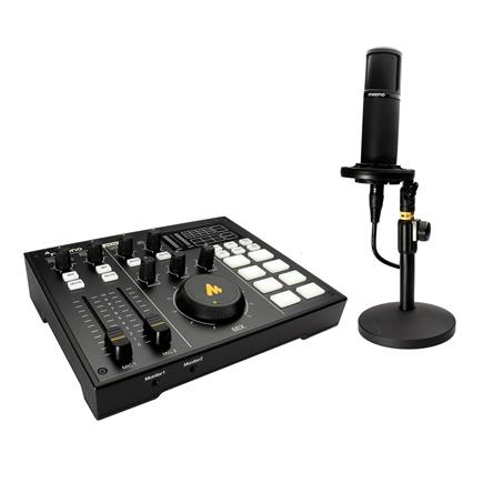 Maono Maonocaster AU-AM100 K1 本体 Estudio de Podcast Maonocaster com Microfone Condensador Xlr