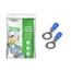 Terminal Olhal Furo 6 Pré-Isolado PVC Az Cabo 1,5 A 2,50mm - Kit com 5 Peças 056-1435HC