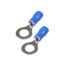 Terminal Olhal Furo 6 Pré-Isolado PVC Az Cabo 1,5 A 2,50mm - Kit com 5 Peças 056-1435HC