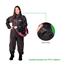 Capa De Chuva Motoqueiro Moto 100% Impermeável PVC Feminino Preto G PI-0009