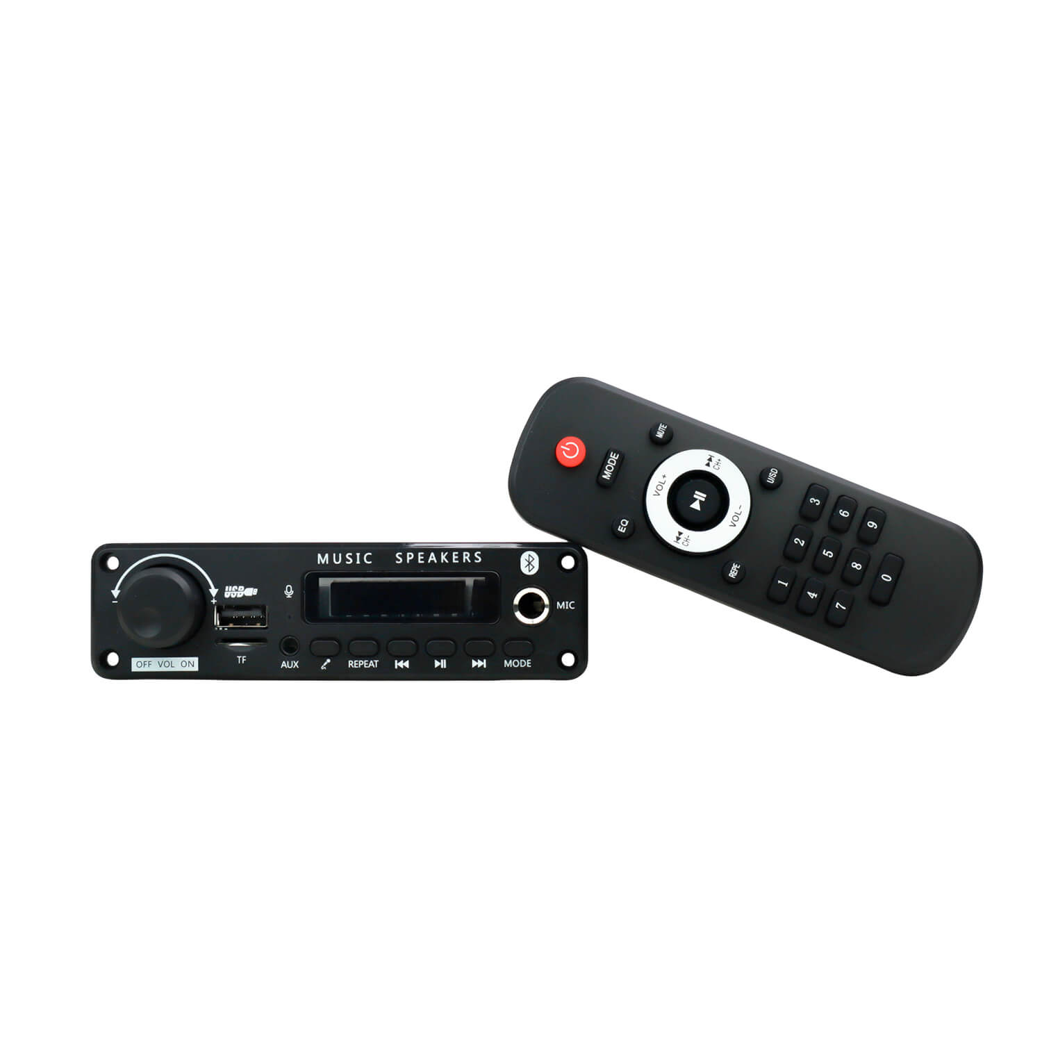 Placa Mp3 USB Amplificada - com Bluethooth Dc 8-26v - 2x100w