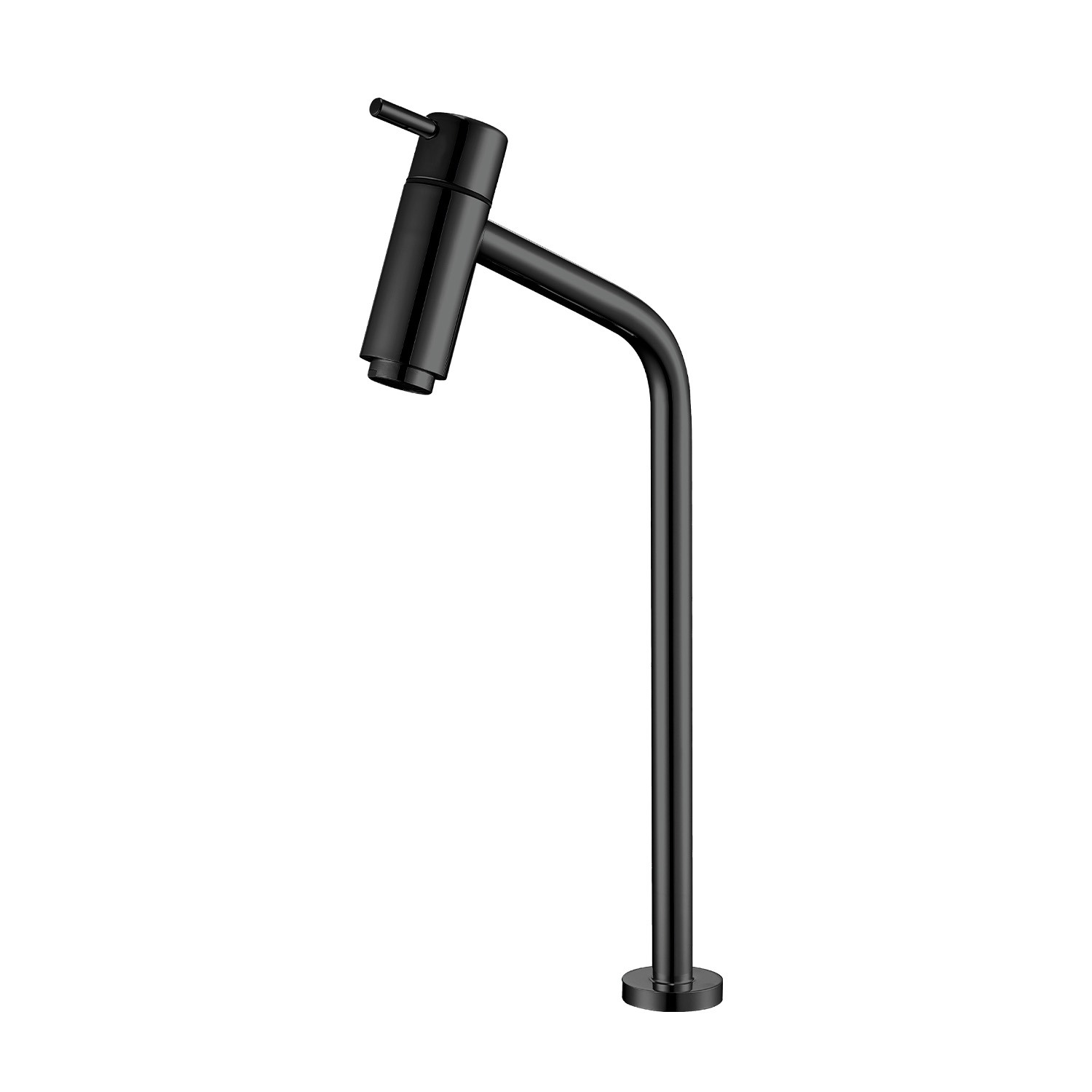 Torneira Para Cuba E Lavatório Luxo Slim Preto Fosco 056-1117 | Santana -  Importação e Exportação