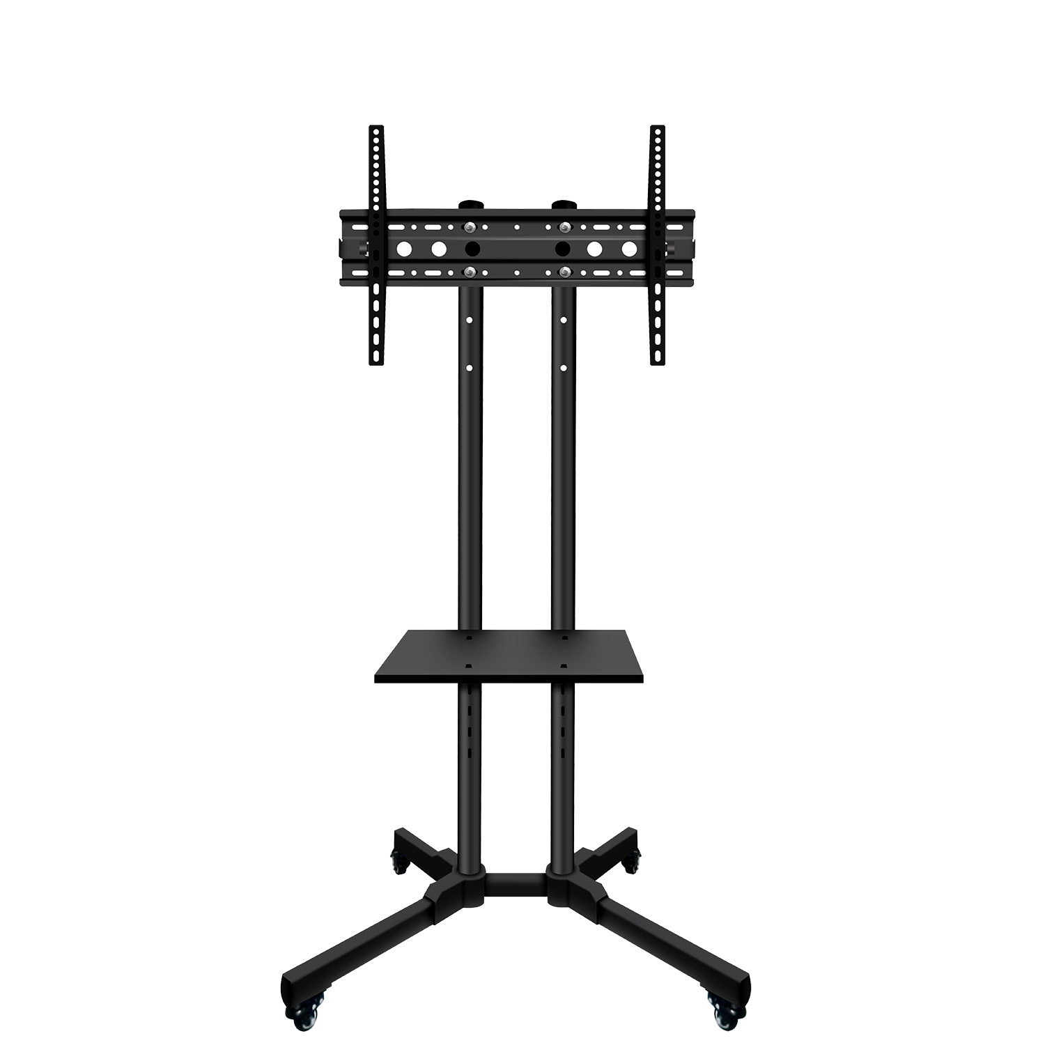 Suporte Pedestal Móvel Com Altura Ajustável Manual - 32 a 70